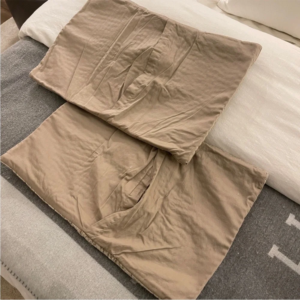 Restoration Hardware Set of 2 Velvet Lumbar Shams